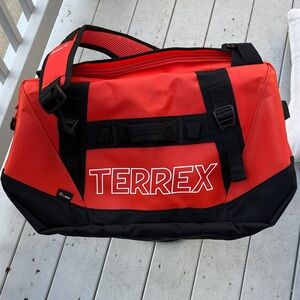 adidas Terrex 50 L Men’s Adventure Duffel w/ removable zippered pouch, Waterproo